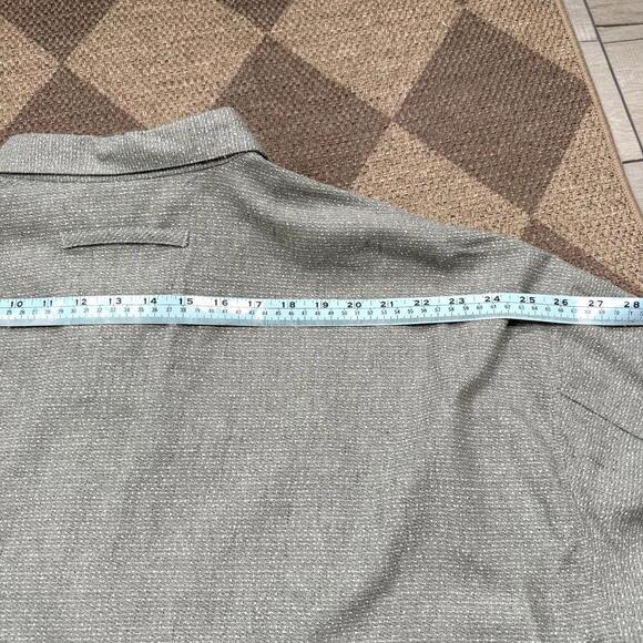 SIGNUM Beige Textured Shirt XL Cotton Blend Made in Germany Long Sleeve Overcoat - Picture 9 of 9